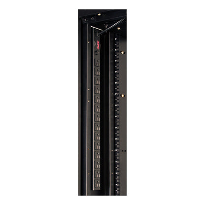 APC NetShelter Basic Rack PDU 0U Vertical 15A 120V 14 5-15R, angled view