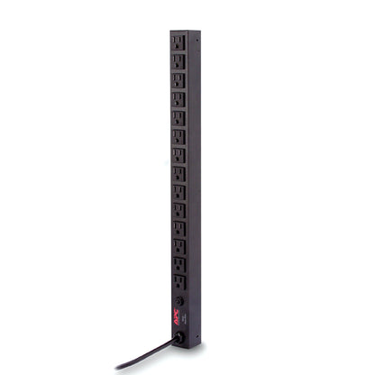 APC NetShelter Basic Rack PDU 0U Vertical 15A 120V 14 5-15R, front left view