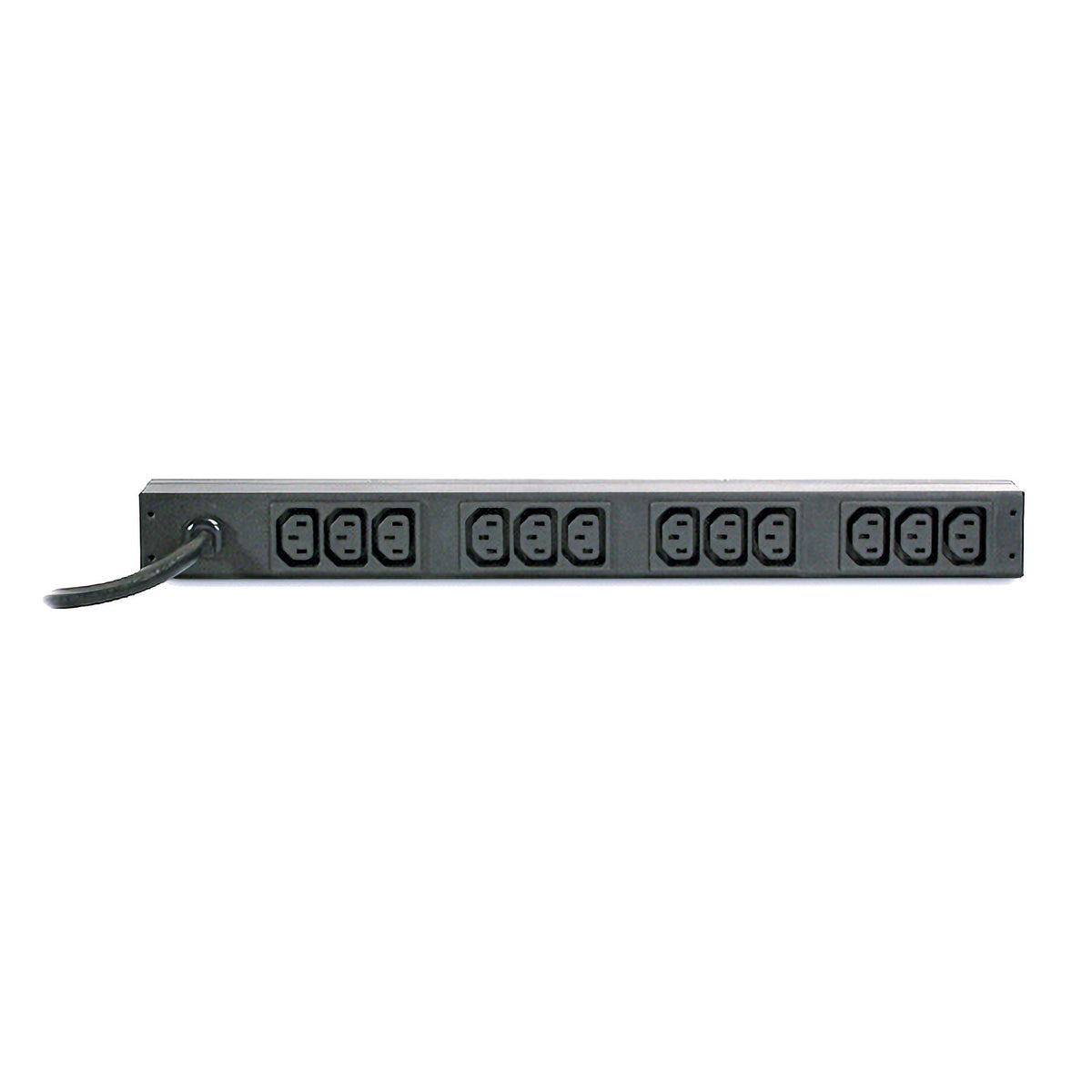 APC NetShelter Basic Rack PDU 1U 16A 208V 12 C13 Outlets, rear view