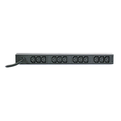 APC NetShelter Basic Rack PDU 1U 16A 208V 12 C13 Outlets, rear view