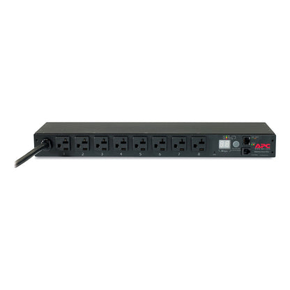 APC NetShelter Metered Rack PDU AP7801B, front side view along the outlet strip
