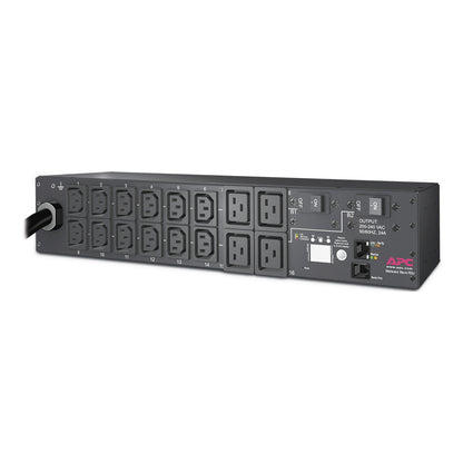 APC Metered Rack PDU 30A 208V with 12 C13 and 4 C19 Outputs AP7811B