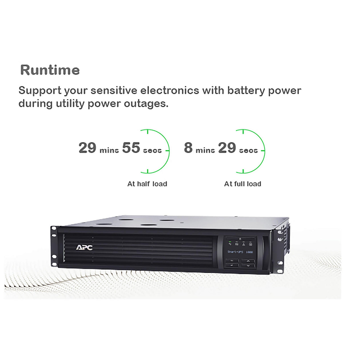 APC Smart-UPS 1000VA 700W Rackmount with SmartConnect SMT1000RM2UC — view 3