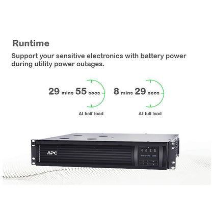 APC Smart-UPS 1000VA 700W Rackmount with SmartConnect SMT1000RM2UC — view 3