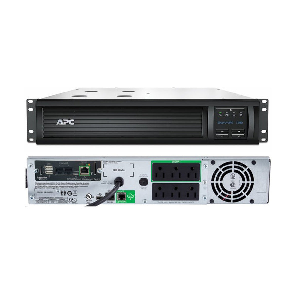 APC Smart-UPS 1500VA Rackmount 120V With SmartConnect AP9641 SMT1500RM2UCNC Power Supply — view 2