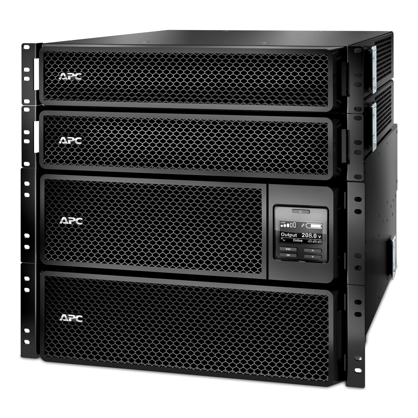 APC Smart-UPS SRT 10000VA 机架式 208V 双转换电源备份 SRT10KRMXLT-5KTF2