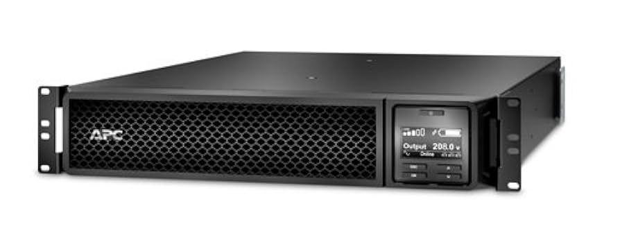 Sistema de alimentación ininterrumpida (UPS) APC Smart-UPS SRT 3000VA para montaje en rack 4U, 2700 W, protección de energía SRT3000RMXLT