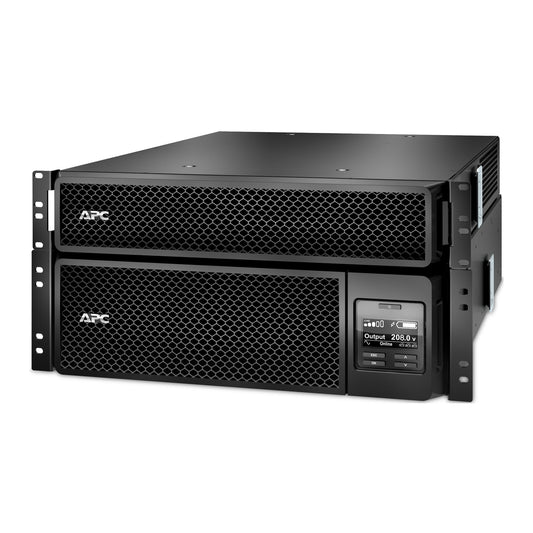 APC Smart-UPS SRT 5000VA 4800W 5U Rackmount Online UPS 120V, front left view