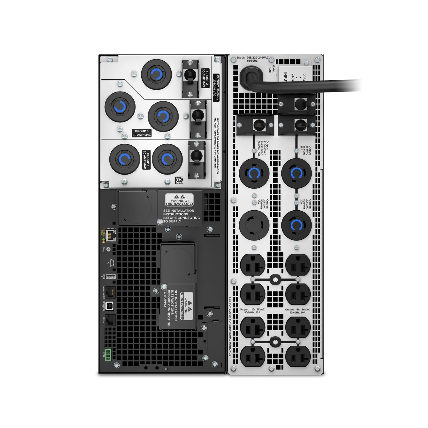 APC Smart-UPS SRT 6000VA con transformador reductor para una gestión energética de alta eficiencia SRT6KXLT-5KTF