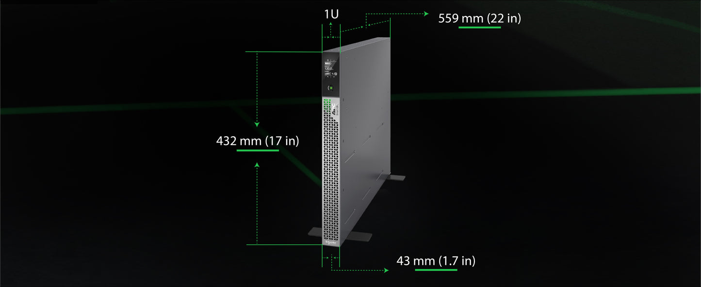 APC Smart-UPS Ultra 锂离子 3kVA 120V 机架式 SRTL3KRM1UC