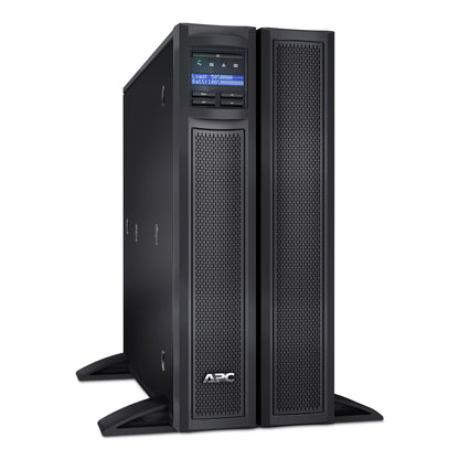 APC Smart-UPS X SMX2000LV in tower orientation, front three-quarter view
