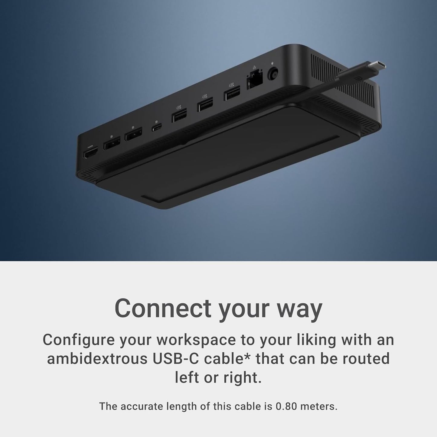 Dell Pro Dock WD25 Triple Display 130W Power Delivery DELL-WD25