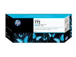 New, Pre-Owned - HP 772 300-ml Light Cyan DesignJet Ink Cartridge, CN632A