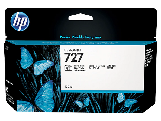 New, Pre-Owned - HP 727 130mL (B3P23A) Photo Black Ink Cartridge