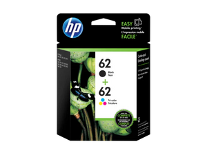 New, Pre-Owned - HP 62 Black & 62 Tri-Color Ink Cartridge- 2 Pack
