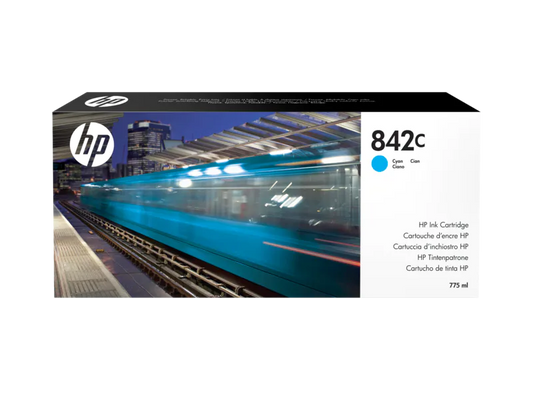 New, Pre-Owned - HP 842C 775-ml Cyan PageWide Ink Cartridge