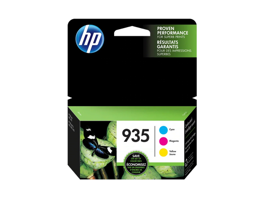New, Pre-Owned - HP 935 Cyan, Magenta, Yellow Ink Cartridges-3 Pack, , N9H65FN#140