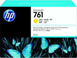 New, Pre-Owned - HP 761 400mL (CM992A) Yellow Ink Cartridge
