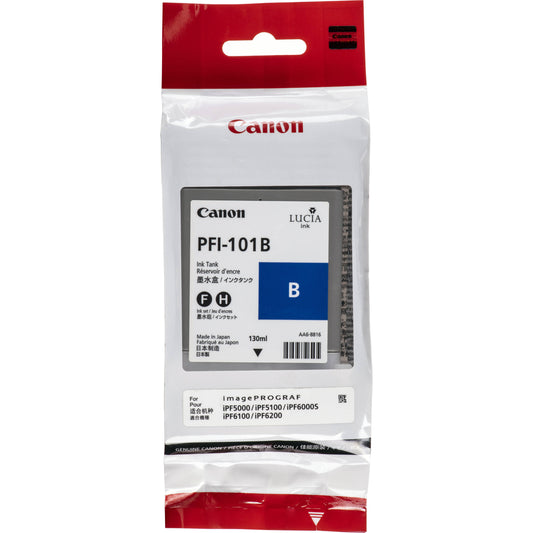 New, Pre-Owned - Canon PFI-101 130mL Blue Ink Cartridge