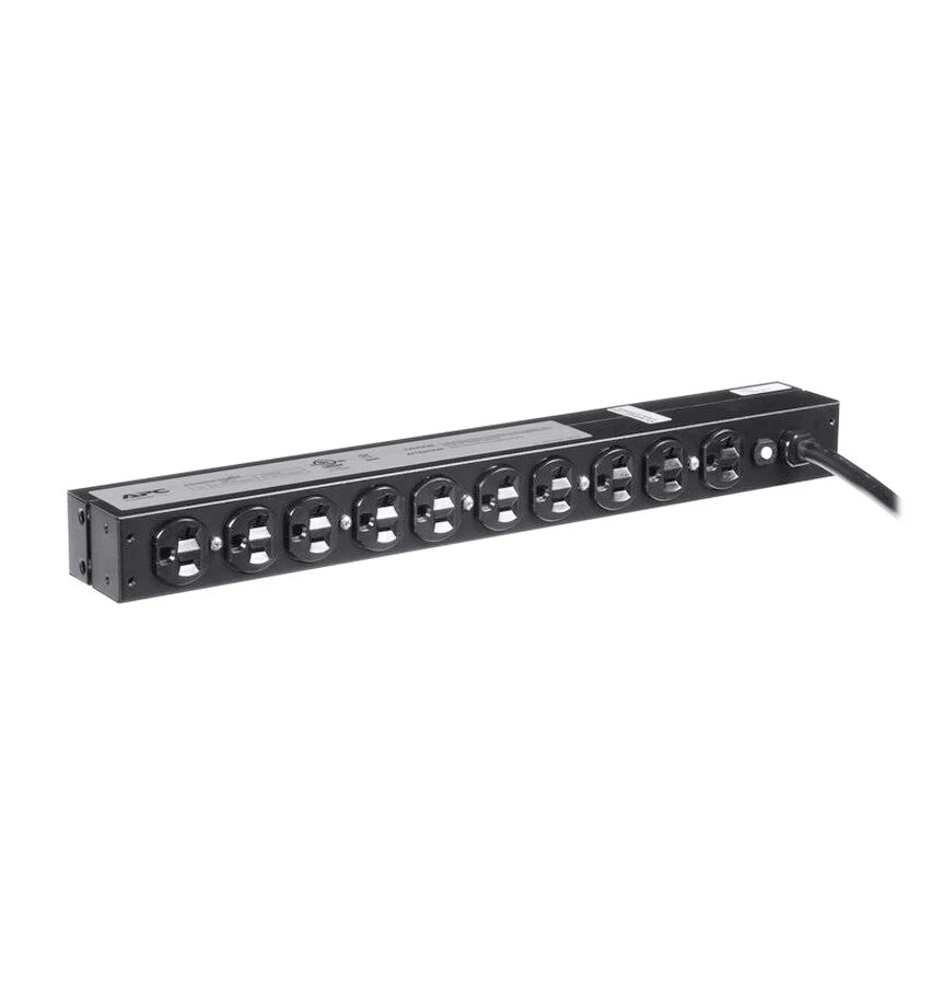 APC Basic Rack PDU 1U 20A 120V 10 NEMA 5-20R AP9563