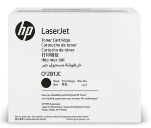 New, Pre-Owned - HP 81J Contract Black Toner Cartridge, CF281JC