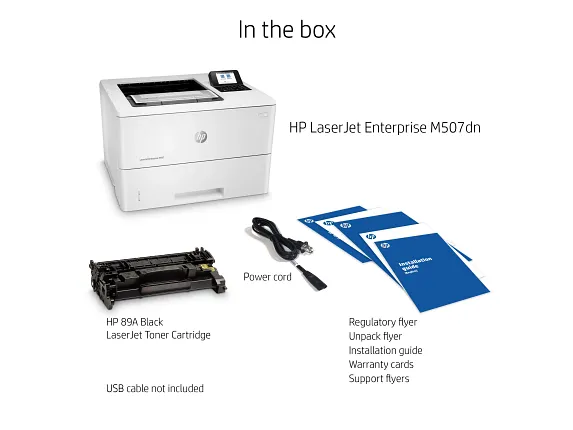 HP LaserJet Enterprise M507dn 45 PPM Monochrome Printer 1PV87A#BGJ