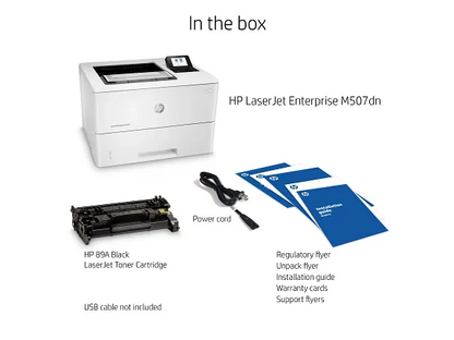 HP LaserJet Enterprise M507dn 45 PPM Monochrome Printer 1PV87A#BGJ