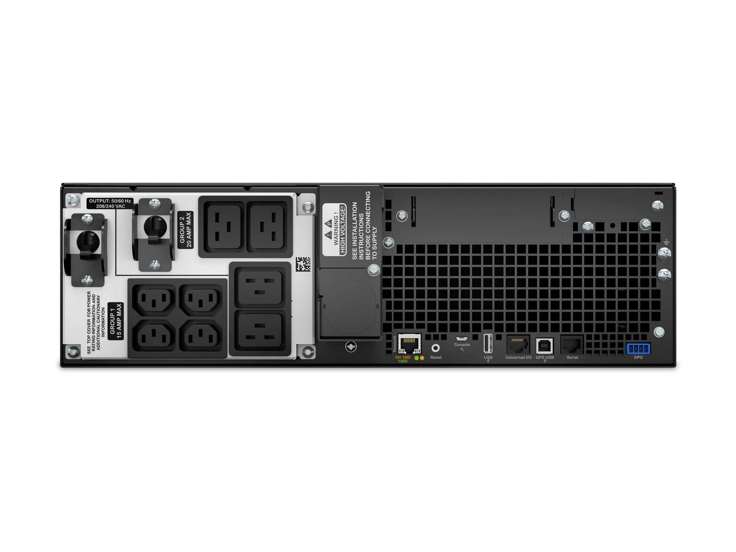 APC Smart-UPS SRT 5000VA RM 208V Double Conversion Power System SRT5KRMXLT