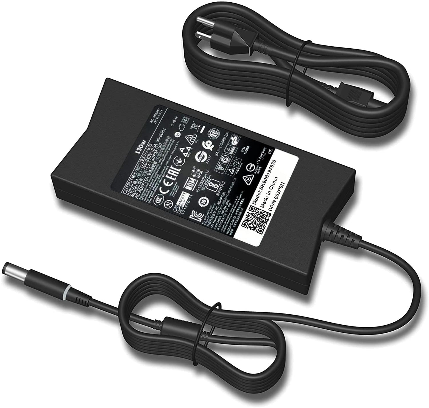 Dell 130W AC Adapter Power Supply 19.5V 6.7A JU012