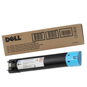 New, Pre-Owned - Dell 5130CDN High Yield Cyan Toner Cartridge, P614N