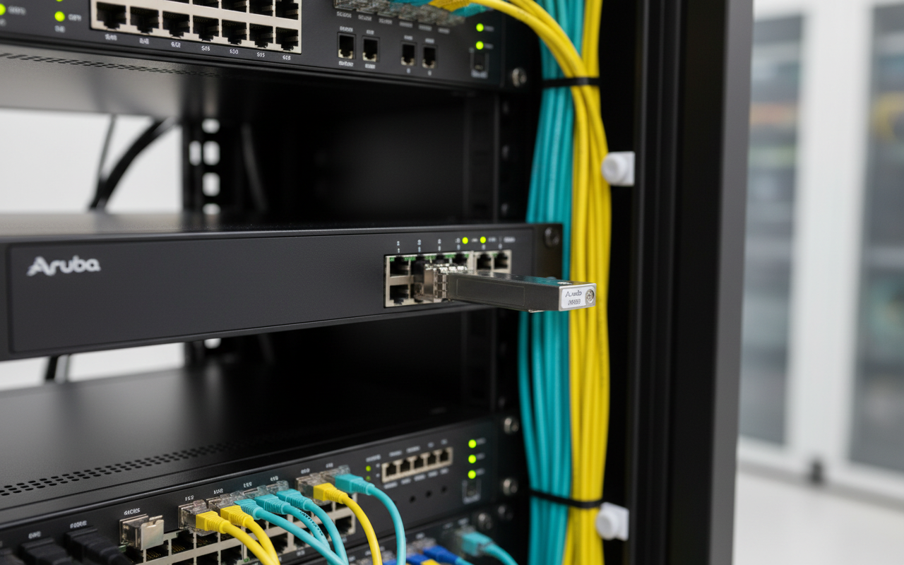 HPE Aruba 1G SFP LC SX Multi-Mode Fiber Transceiver J4858D