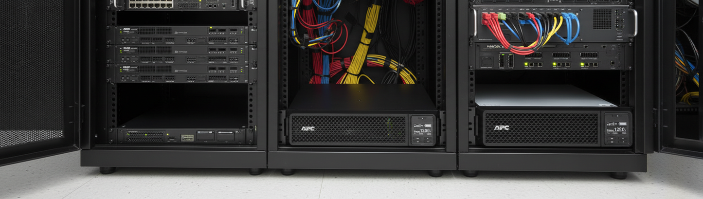 APC Smart SRT 1500VA RM 120V Double-Conversion Power Support SRT1500RMXLA