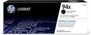 New, Pre-Owned - HP 94X High Yield Black LaserJet Toner Cartridges, CF294X