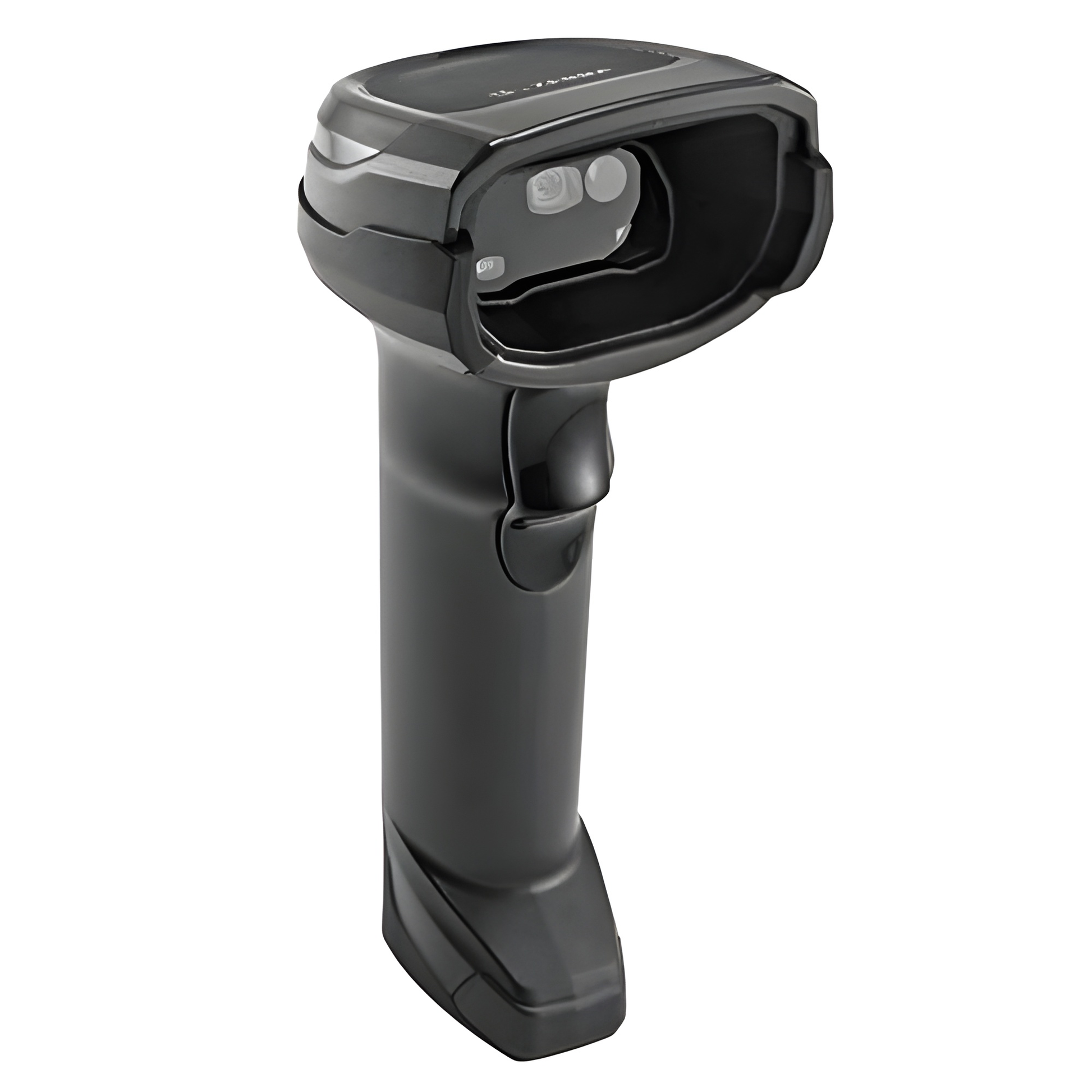 Zebra DS8108 corded 2D barcode scanner in Twilight Black, angled view