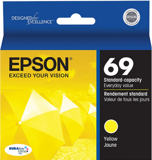 New, Pre-Owned - Epson 69 Yellow Ink Cartridge