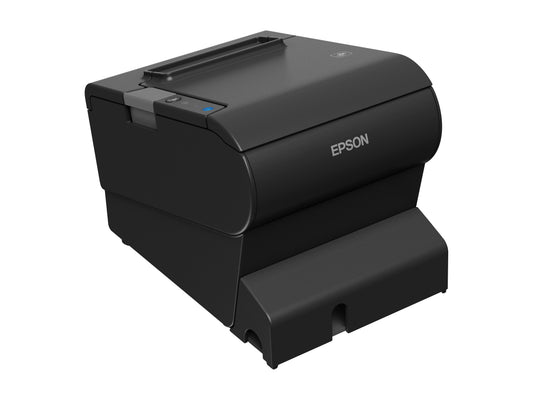 Epson OmniLink TM-T88VI thermal receipt printer — rear view showing the interface panel