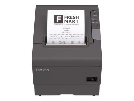 Epson TM-T88V 热敏票据打印机 300毫米/秒 深灰色 C31CA85656