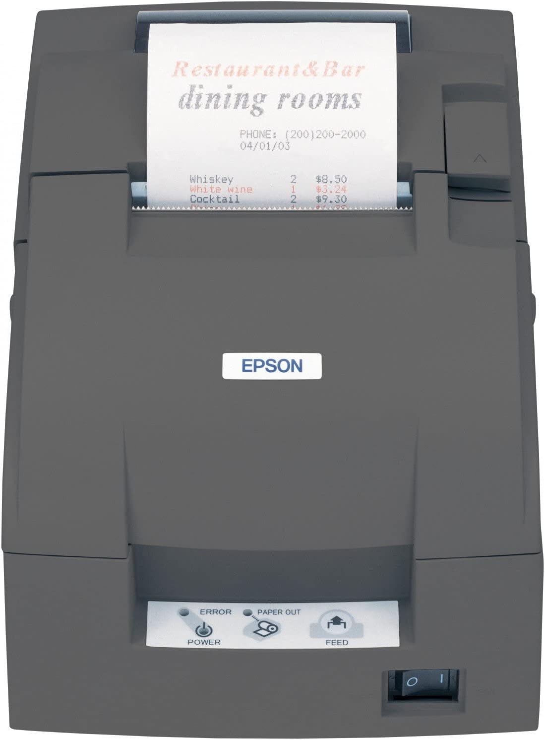 Epson TM-U220B 深灰色点阵打印机 2.99" C31C514767