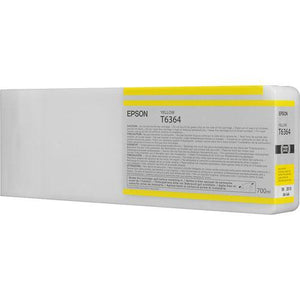 New, Pre-Owned - Epson T6364 Yellow Ink Cartridge, T636400