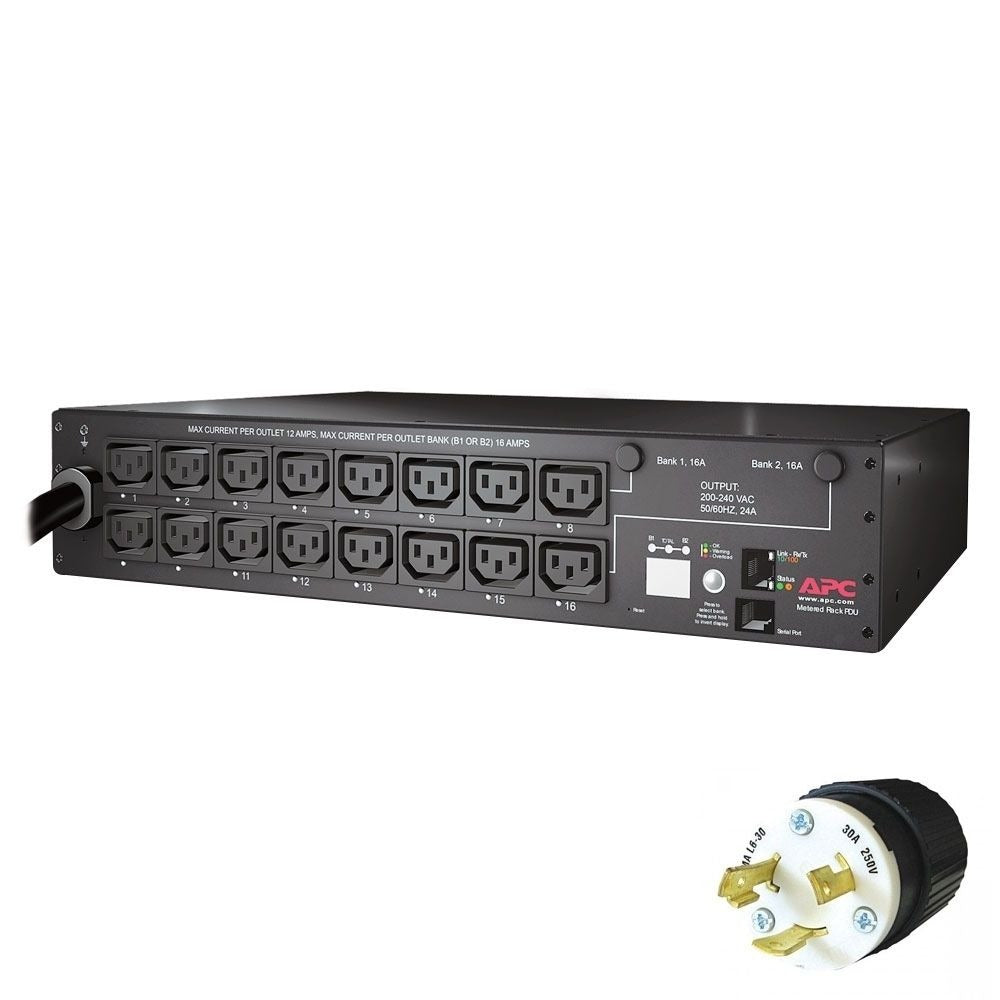 APC Switched 2U Rack PDU 30A 208V with 16 C13 Outlets AP7911B