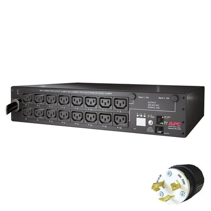 APC Switched 2U Rack PDU 30A 208V with 16 C13 Outlets AP7911B