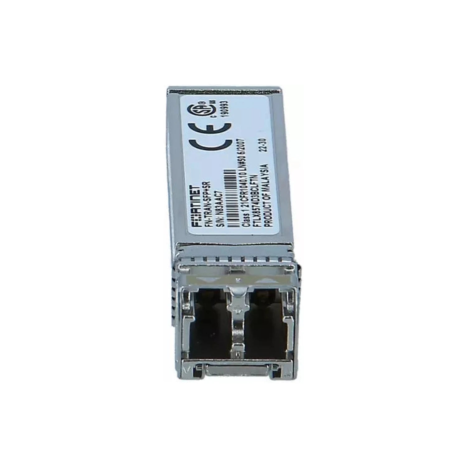 Fortinet 10GE SFP+ SR Transceiver 850nm LC FN-TRAN-SFP+SR — view 2