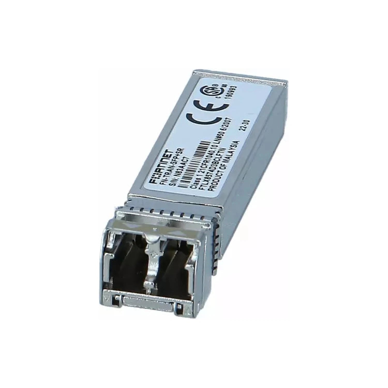 Fortinet 10GE SFP+ SR Transceiver 850nm LC FN-TRAN-SFP+SR — view 3