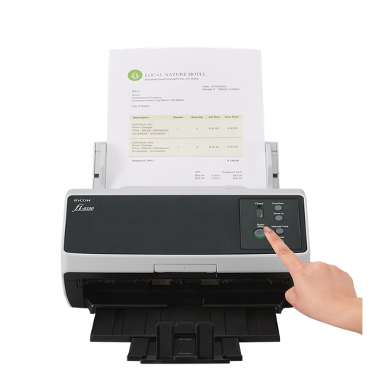 富士通理光彩色双面文档扫描仪 50 PPM PA03810-B105