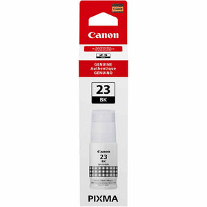 New, Pre-Owned - Canon GI-23 Standard-Yield Black Ink Bottle, 4696C001