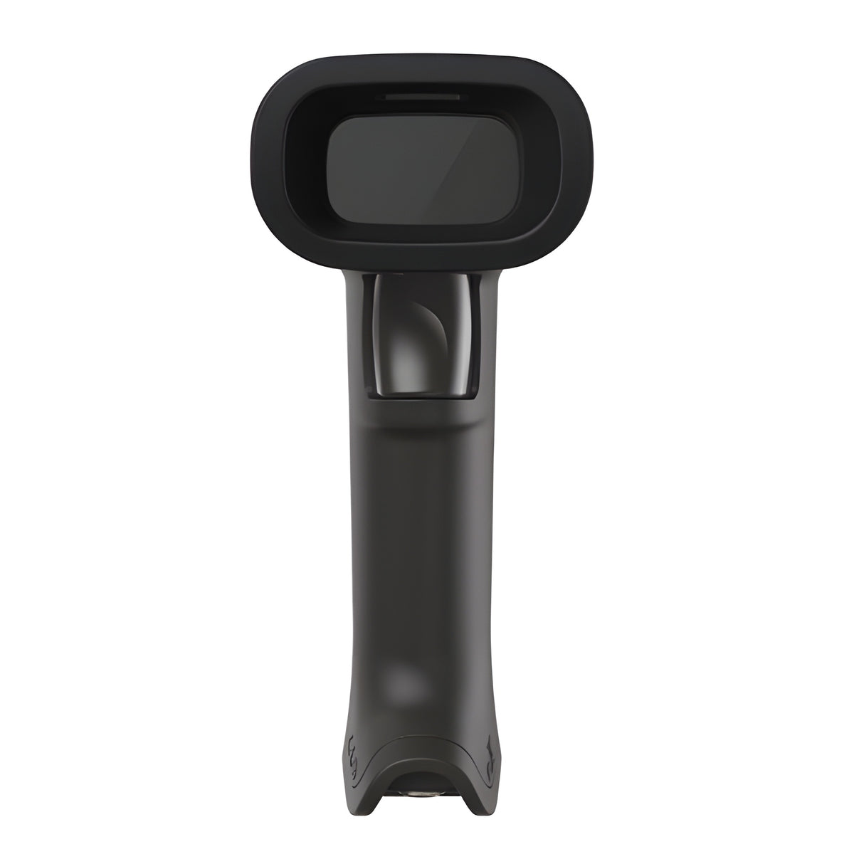 Honeywell Xenon Ultra 1960g — black scanner front-on view, no cable
