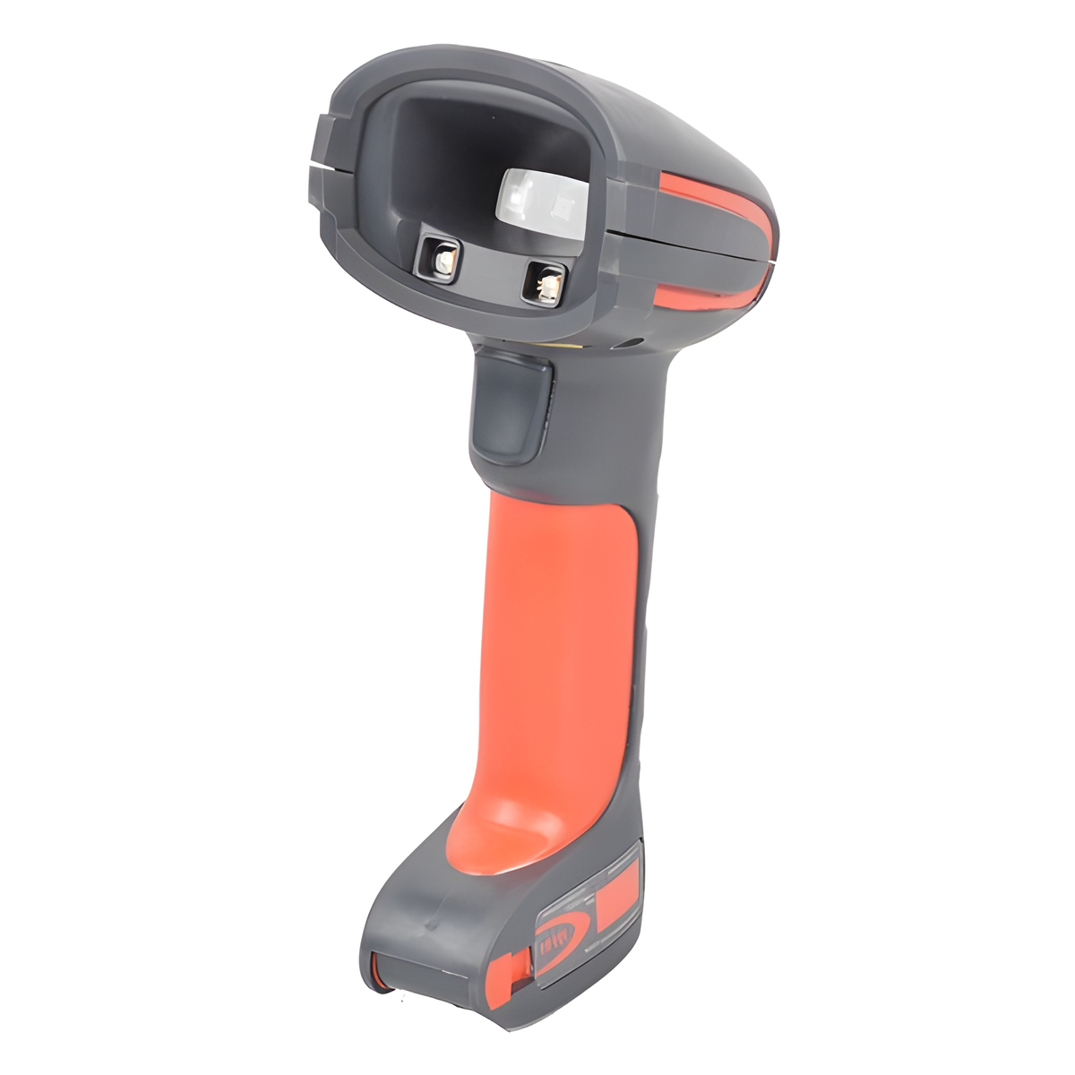 Honeywell Granit 1981i full range cordless scanner in orange and grey