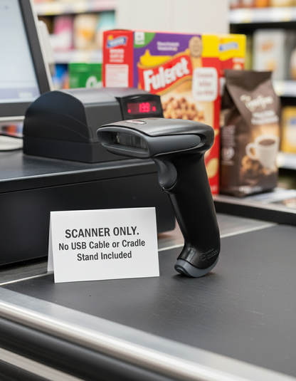 Honeywell Hyperion 1300g Corded 1D Linear Imaging Barcode Scanner Black Scanner Only No Cable 1300G-2-N — view 4