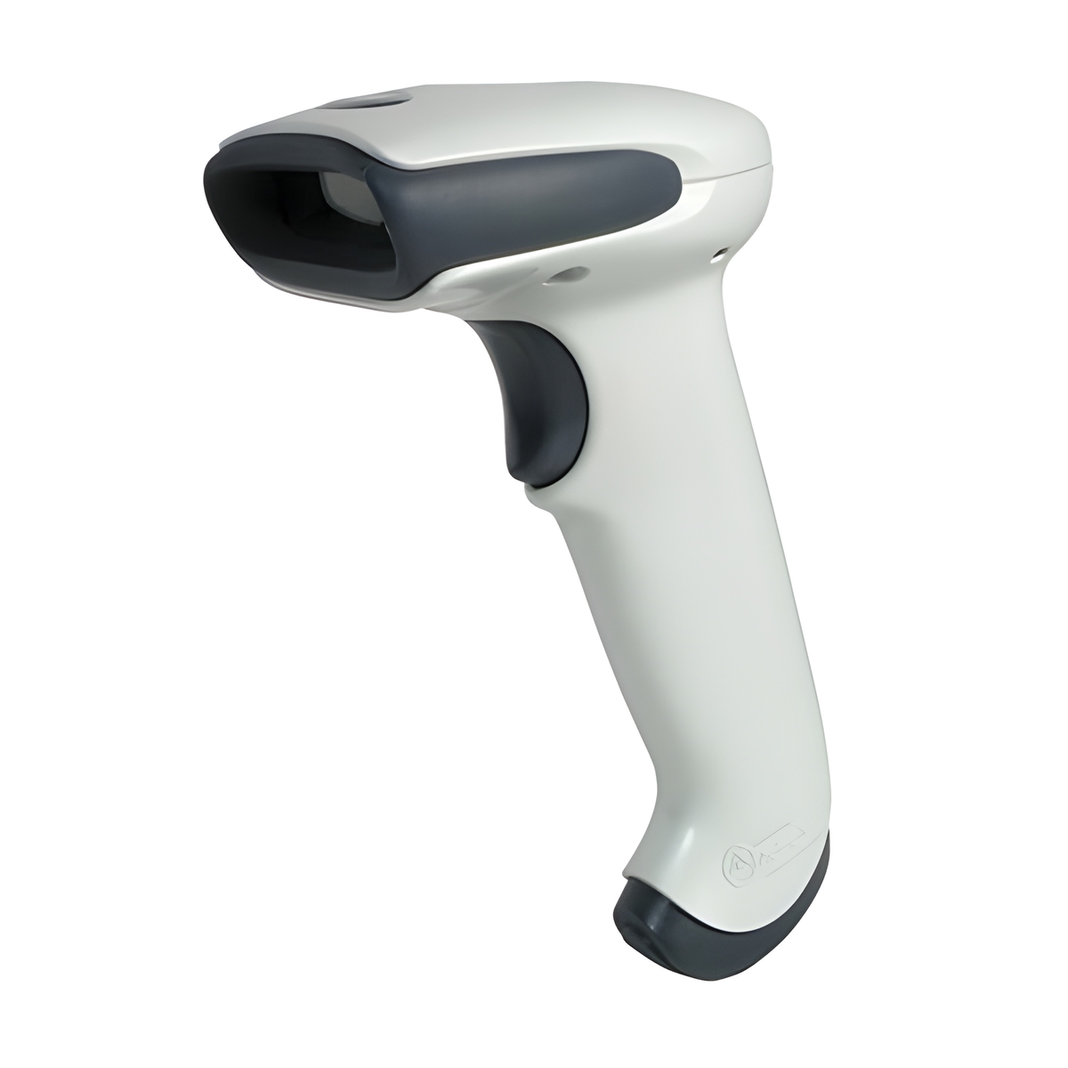 Honeywell Hyperion 1300g linear imaging scanner in ivory, three-quarter view