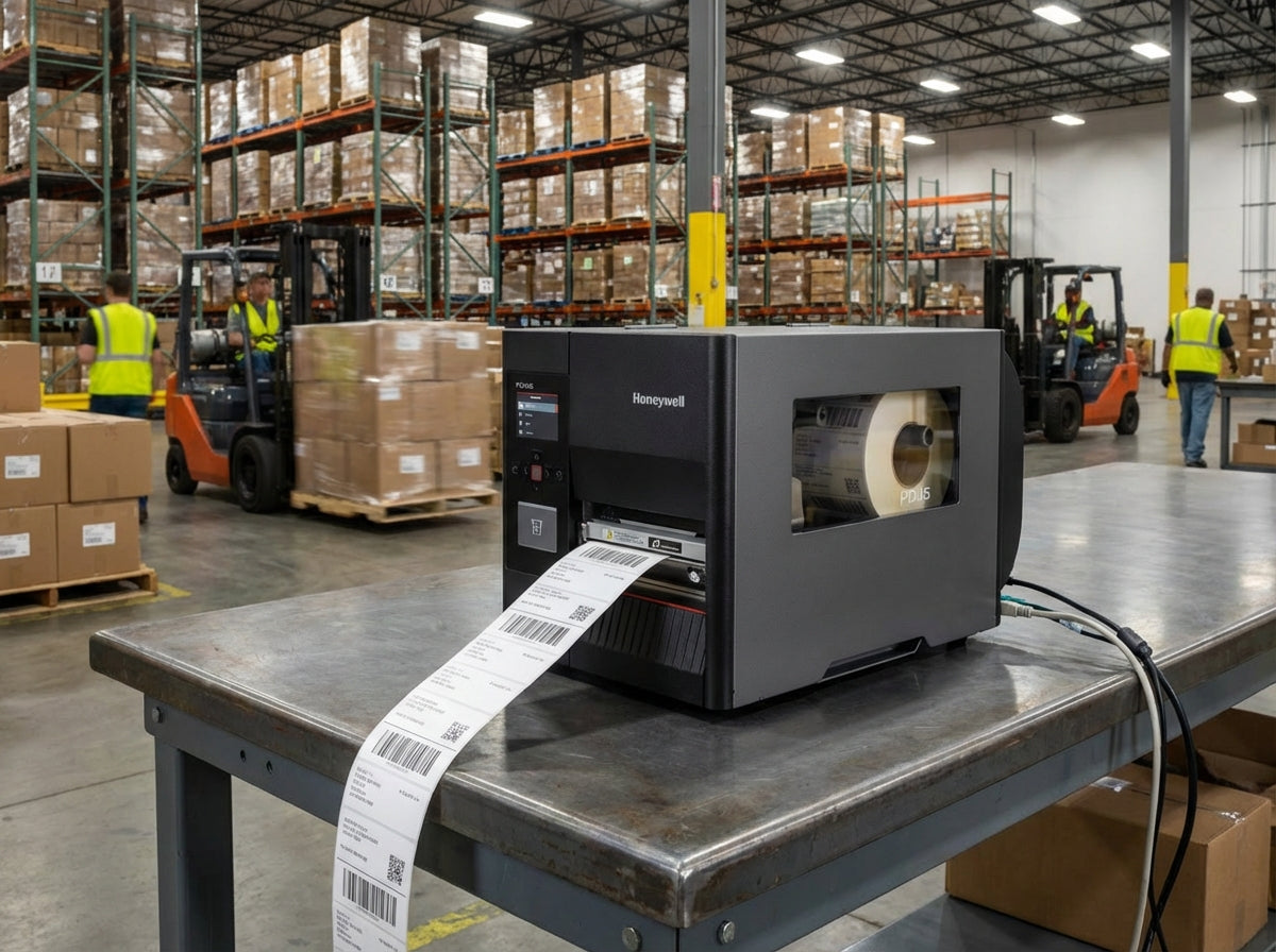 Honeywell PD45 Industrial Barcode Printer 203 dpi Dual Mode PD4500C0010000200 — view 3